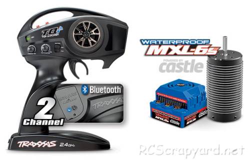 Traxxas TQi Transmitter with Bluetooth and Castle MXL-6s System